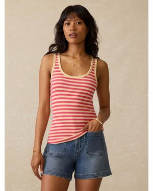 Faherty Featherweight Freestyle Tank - Red