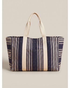 Faherty Dune Stripe Beach Tote - Multicolour
