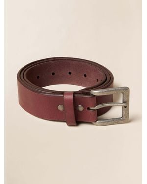 Faherty Oversized Belt - Brown