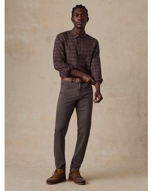 Faherty Stretch Terry 5-Pocket Trousers - Natural