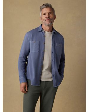 Faherty Field Knit Shirt - Blue