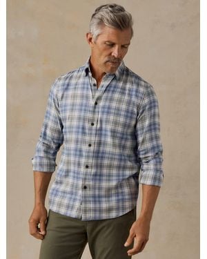 Faherty Soft Twill Movement&Trade; Shirt - Blue