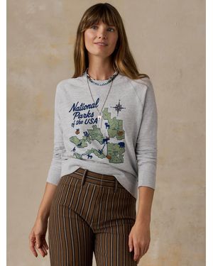 Faherty X Parks Project National Parks Sunwashed Organic Crewneck - Multicolor