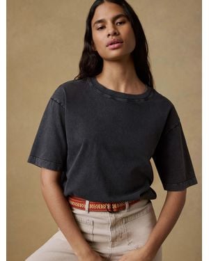 Faherty Recycled Cotton Vintage T-Shirt - Blue