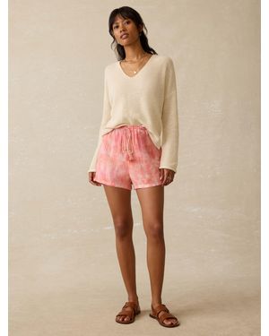 Faherty Laidback Gauze Short - Natural