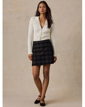 Faherty Wharfside Cord Mini Skirt - Natural