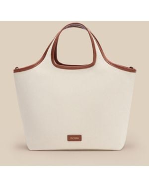 Faherty Cuyana For Canas Mini System Tote - Natural