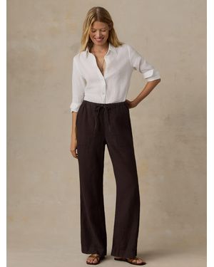 Faherty Laidback Linen Pants - Natural