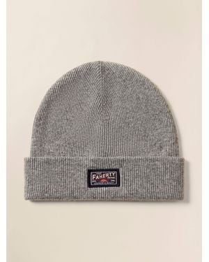 Faherty Logo Beanie - Gray