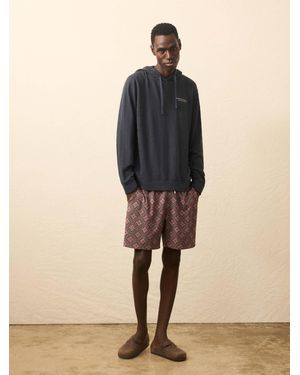 Faherty Nazare Sunwashed Slub Hoodie - Natural