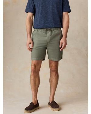 Faherty Essential Drawstring Short - Green