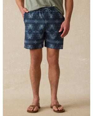 Faherty Doug Good Feather Shorelite Trunk (7" - Blue
