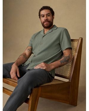 Faherty Short-Sleeve Oasis Camp Shirt - Green
