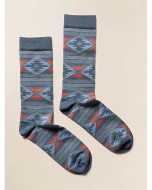 Faherty Native Sock - Blue