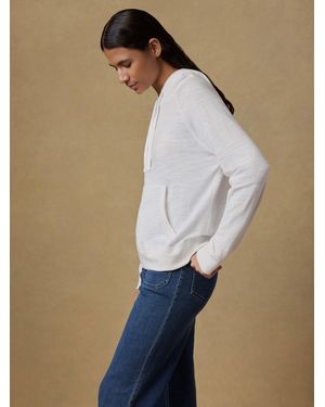 Faherty Sunwashed Organic Hoodie - Blue