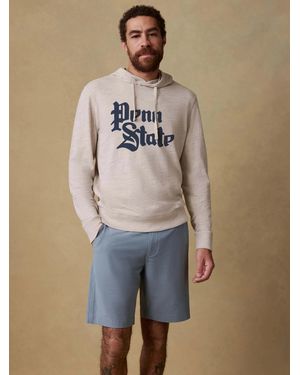 Faherty Penn State Sunwashed Organic Hoodie - Natural