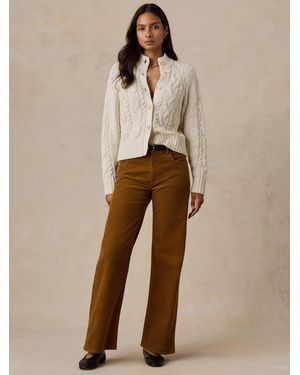Faherty Heritage Cord 5-Pocket Trousers - Natural