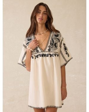 Faherty Sunday Dress - Natural