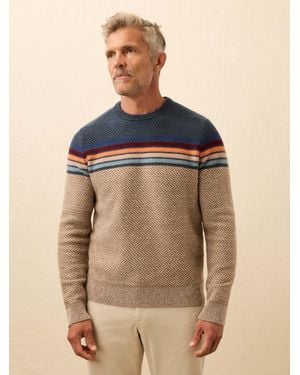 Faherty Donegal Crew Jumper - Multicolour
