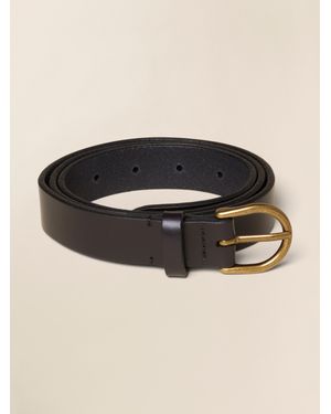Faherty East End Leather Belt - Black