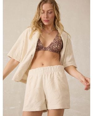 Faherty Cabana Towel Terry Short - Natural