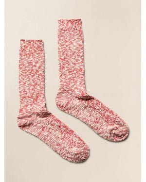 Faherty Valley Ridge Slub Sock - Pink