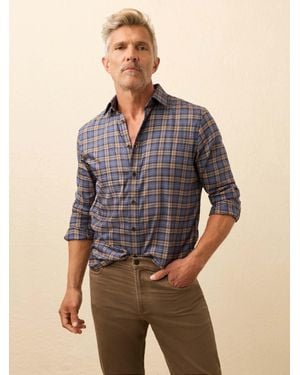 Faherty Soft Twill Movement Shirt - Grey