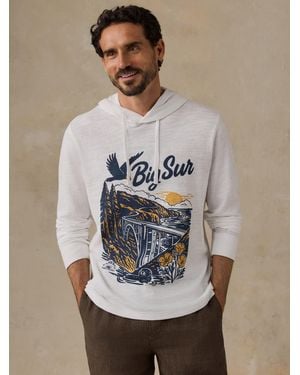 Faherty X Parks Project Big Sur Sunwashed Organic Hoodie - Natural