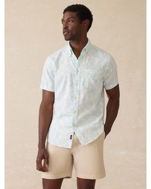 Faherty Short-Sleeve Breeze Shirt - Natural