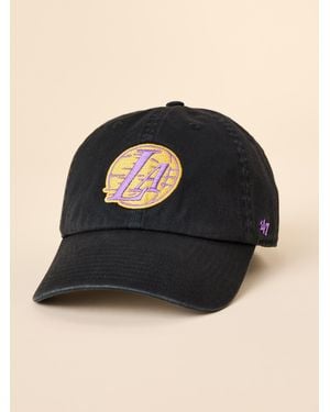 Faherty La Lakers X '47 Clean Up Hat - Black