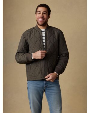 Faherty Quilted Liner Jacket - Blue