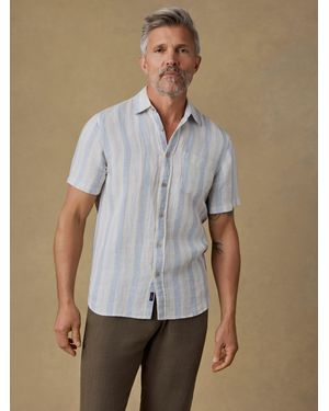 Faherty Short-Sleeve Palma Linen Shirt - Multicolour