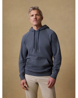 Faherty High Standard Fleece Hoodie - Blue