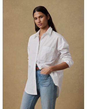 Faherty Coastal Poplin Relaxed Shirt - White