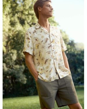 Faherty Short-Sleeve Kona Camp Shirt - Green