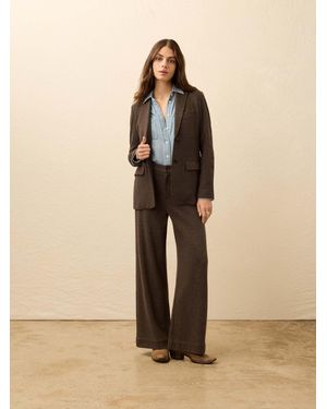 Faherty Inlet Knit Tweed Trouser - Natural