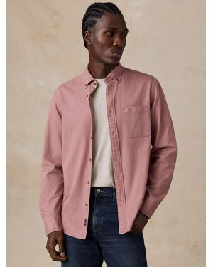 Faherty Patina Chambray Shirt - Pink