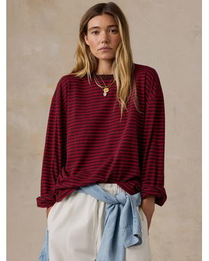 Faherty Sunwashed Long-Sleeve Retro T-Shirt - Multicolor