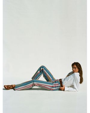 Faherty Sunset Denim Patch Pocket Pants - Blue