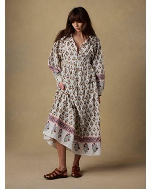 Faherty Suki Dress - Grey