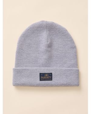 Faherty Essential Beanie - Purple