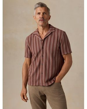 Faherty Short-Sleeve Oasis Camp Shirt - Brown