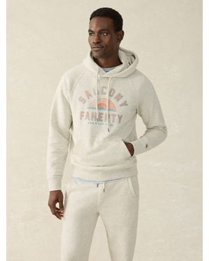 Faherty Saucony Fleece Hoodie - Natural