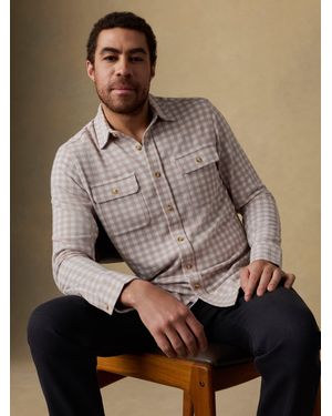 Faherty Legend Jumper Shirt - Brown