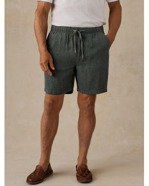 Faherty Essential Linen Short (6.5" - Multicolour