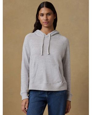 Faherty Sunwashed Organic Hoodie - Grey