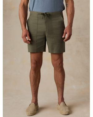 Faherty Dune Utility Short - Natural