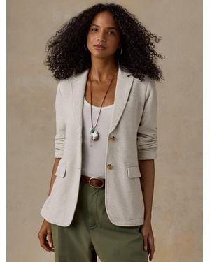Faherty Inlet Knit Blazer - Natural