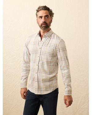Faherty Legend&Trade; Sweater Shirt (Single Pocket) - Natural