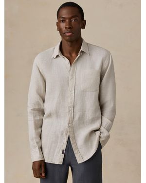 Faherty Sunwashed Linen Shirt - Natural